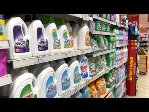 Supermercados Ahorramas| Grocery Shopping Walks| Madrid Spain