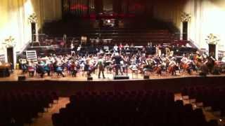 Edinburgh Youth Orchestra 2013 practicing the Beethoven Violin Concerto in D