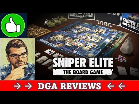 DGA Reviews Board Games: Sniper Elite Review (Cozy Game Day)