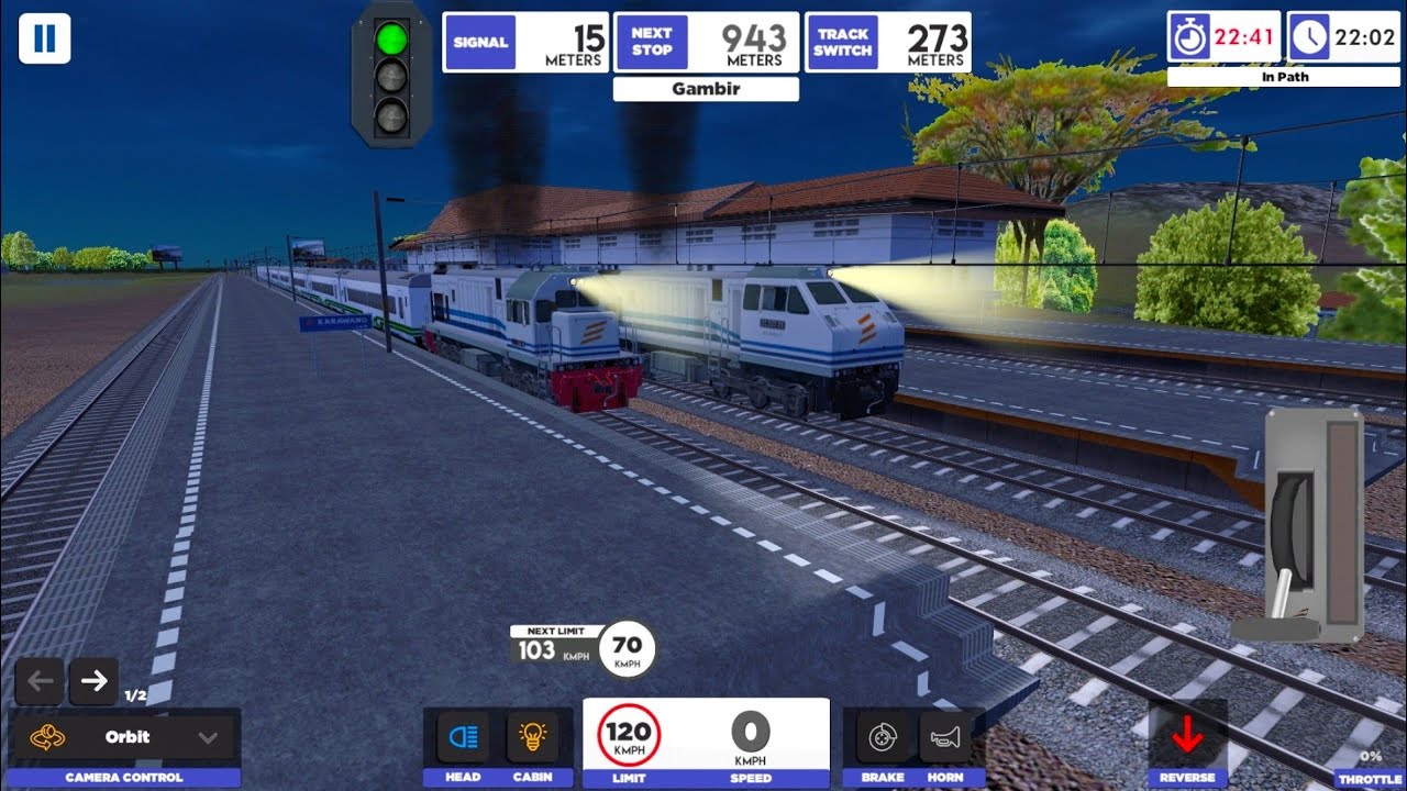 Indonesian Train Simulator - Driver Training - Walkthrough #7