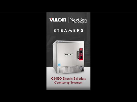 Vulcan Cooking EO Series Electric Boilerless Countertop Steamers