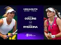 Danielle Collins vs. Elena Rybakina | 2024 Miami Final | WTA Match Highlights