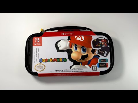 Nacon Super Mario Game Traveler Deluxe Travel Case Unboxing