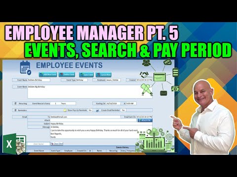 Create Horizontal AND Vertical Tabs in this Excel Employee Manager Part 1