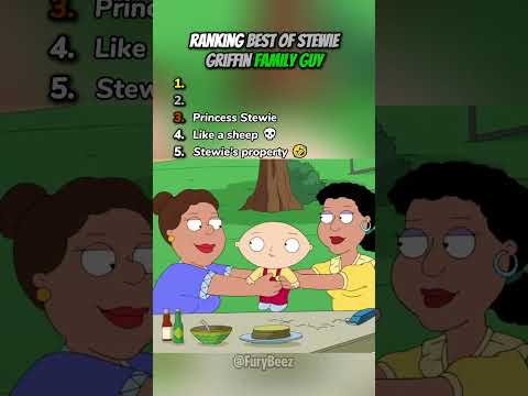 Ranking Best of Stewie Griffin in Family Guy 😭