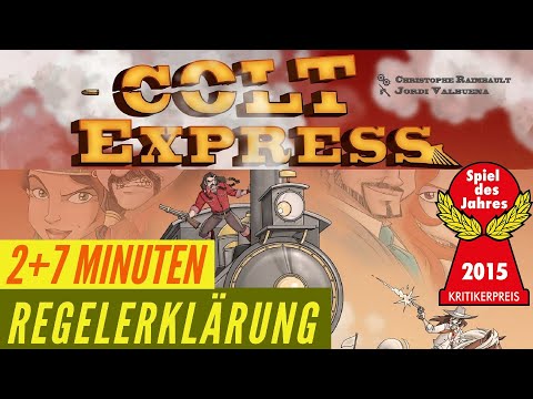 Colt Express Regeln Anleitung Brettspiel Erklärung Spiel des Jahres 2015