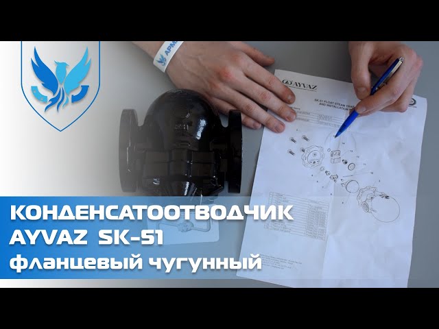 Конденсатоотводчик поплавковый фланцевый Ayvaz SK-51