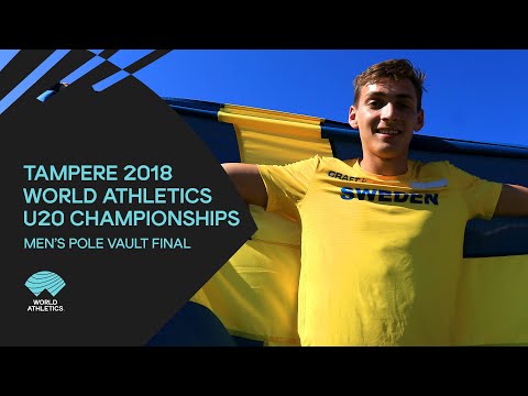 Men's Pole Vault - World Athletics U20 Championships Tampere 2018