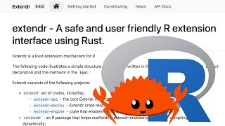 Download the video "R and Rust - getting started with extendr"