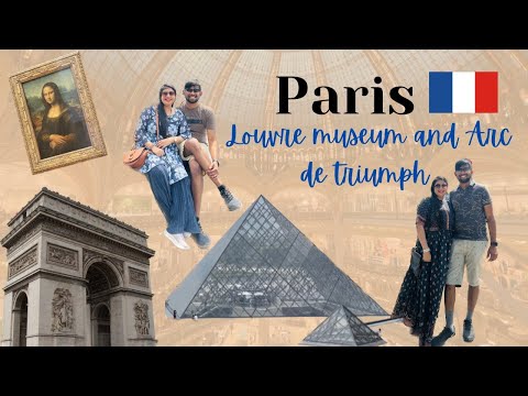Paris - Louvre Museum , Arc de triumph and Galaries Lafayette Mall | Charo Taraf Vlogs