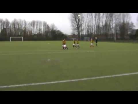 SCH'44 scoort een verdiende treffer. 3-1.