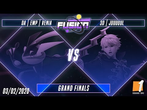 Fusion #13 - DA | EMP | Venia (Greninja) Vs. 3D | Jul (Robin) - Grand Finals - Smash Ultimate