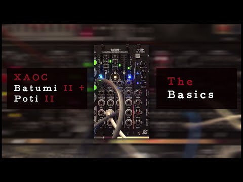 Xaoc Batumi II + Poti II - Basics - (No-Talking Demo) (Eurorack Quad LFO)