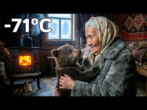 An Elderly Woman Saved a Freezing Bear Cub in Siberia ❄️🐻