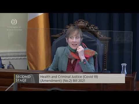 Senator Sharon Keogan Health & Criminal Justice (Covid19) Amendment Bill (No.2) Bill 2021