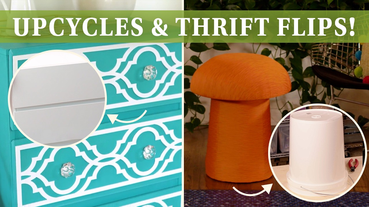 Creative Thrift Flips, Upcycling Ideas & Expert Tips! | HGTV Home