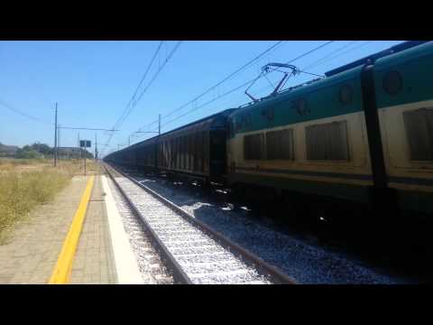 UN TRENO MERCI SOTTO IL SOLE