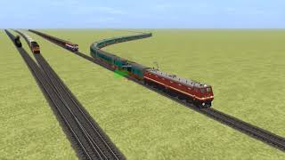 😱Thrilling Crossings😱 Diesel & Electric Trains on India’s Branched Railroad Lines gameplay