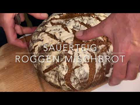 Außen cross, Innen luftig: Sauerteig Roggen-Mischbrot - lecker einfach und ganz ohne Schnickschnack