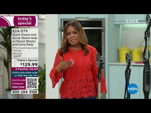 Shark Steam and Scrub Steam Mop with Steam Blaster