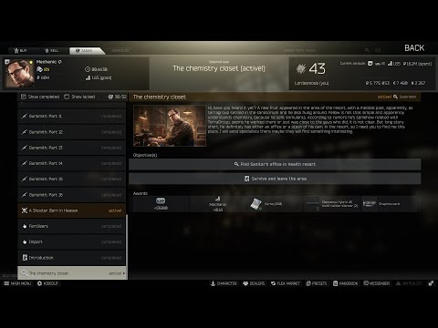 Escape from Tarkov: The Chemistry Closet - Mechanic Quest
