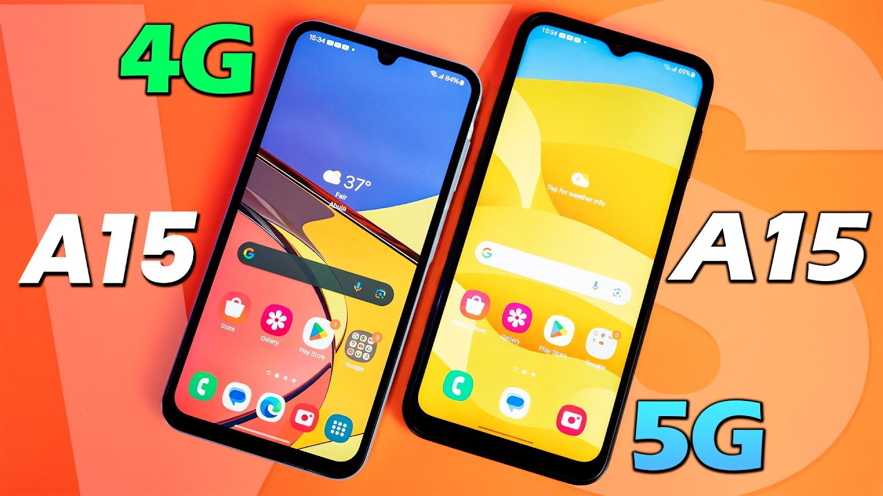 Galaxy A15 4G vs Galaxy A15 5G Será que TEM MUITA DIFERENÇA
