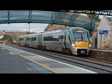 IE 22000 Class ICR (22204) Departing Kildare for Portlaoise