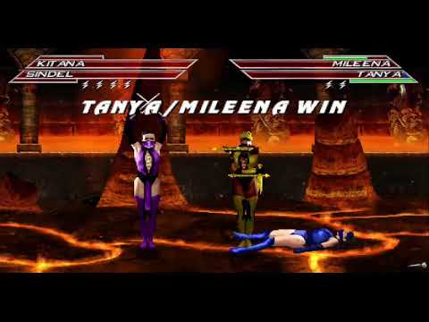 Kitana and Sindel vs Mileena and Tanya Mortal Kombat New Era Tournament