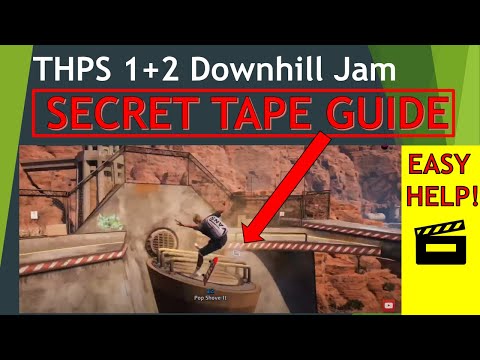 How to get The Secret Tape on Downhill Jam? - Tony Hawk Pro Skater 1 and 2 Guide/Tutorial