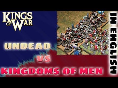 Kings Of War Battle Report - 1200 points Undead vs Kingdoms of Men