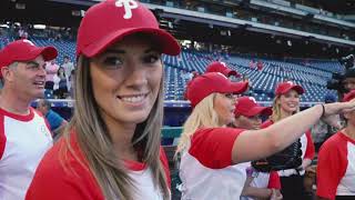 Taryn Hatcher takes on the 41st Annual PAL softball game