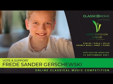 Frede Sander Gerschewski - Piano - Germany - Regional level - Worldvision Junior 2021