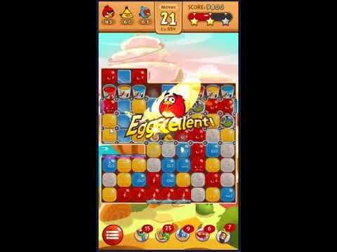 Angry Birds Blast Level 554 - NO BOOSTERS 🎈🐦🎈🐦