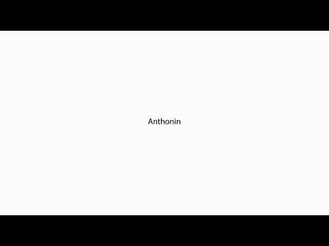 Anthonin PRONUNCIATION