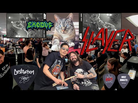 Guitar legend Gary Holt SLAYER ■ EXODUS first guitar clinic 2023 tour (HD) Q&A new ESP Guitars model