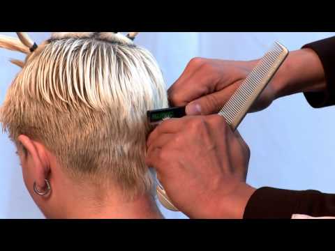 Razor Cut Haircut using Donald Scott Carving Comb,...