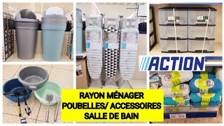 ACTION💢👌RAYON MÉNAGER RANGEMENT POUBELLES ACCESSOIRE SALLE DE BAIN 28.12.21 #ACTION #RANGEMENT