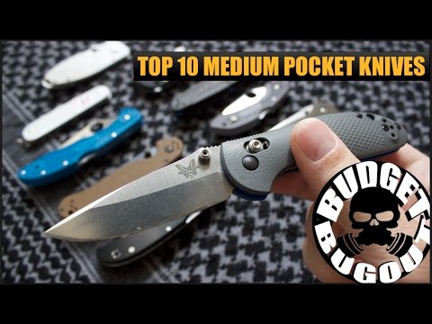 Top 10 Best EDC (Everyday Carry) Medium-Sized Pocket Knives | Budget Bugout 2017
