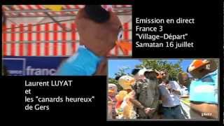 preview picture of video 'Les Canards Heureux font danser le public du Tour de France sur TACATA !'