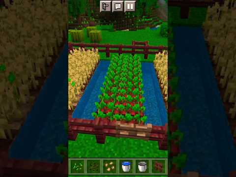 🔮 Ultimate Minecraft Farming Trick! #viral