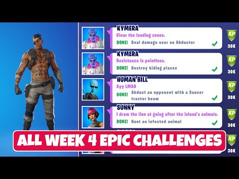 All Week 4 Epic Quest Challenges Guide! - Fortnite Chapter 2 Season 7