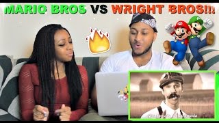 Epic Rap Battles of History &quot;Mario Bros vs Wright Bros&quot; Reaction!!!