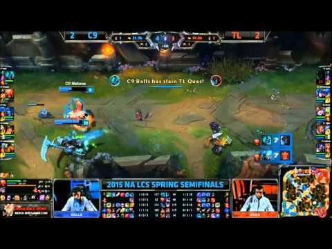 NA LCS C9 vs TL Game 5 Highlights Playoffs Semifinals 2015