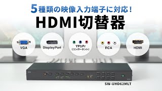 マルチ入力対応6入力2出力HDMIマトリックス切替器の紹介