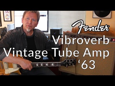 Fender '63 Vibroverb Reissue 40-Watt 2x10" Guitar Combo 1990 - 1995 - Brown Tolex image 26