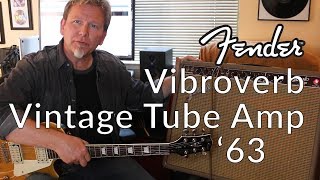 Video thumbnail for FENDER VIBROVERB ’63 (Reissue) - Demo / Review - Tube Amp Holy Grail? - Guitar Discoveries #25 by Robert Cassard