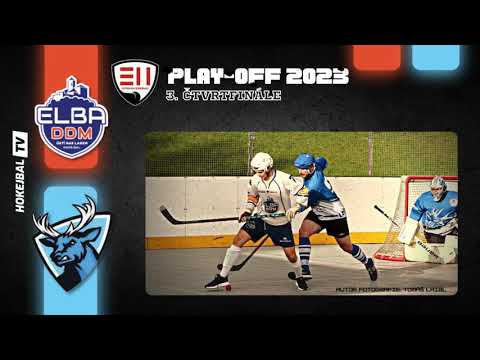 Highlights Play-off Extraligy hokejbalu | Elba DDM Ústí nad Labem - SK Hokejbal Letohrad | 3. zápas