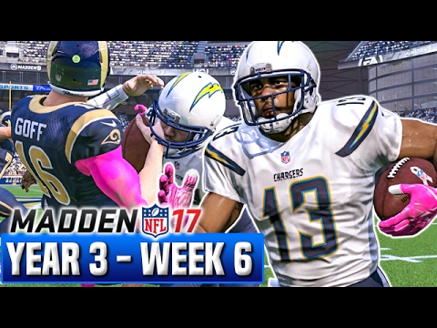 Madden 17 Chargers Franchise Mode Year 3 - Week 6 @ Rams | Ep.54