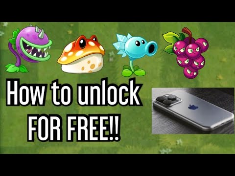 How to unlock Premium Plants on iOS for FREE! | (WORKING 2024) | Plants vs Zombies 2