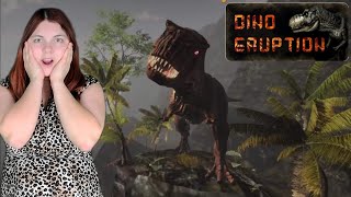 Hunting Dinosaurs in VR! | Dino Eruption Review | SteamVR